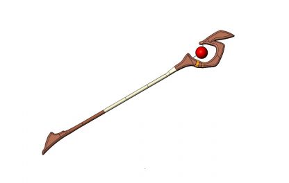 3d models megumin's staff for cosplay