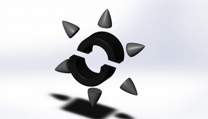 Chun-Li bracers 3d model for 3d printing