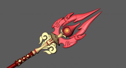 Staff of Homa from Genshin Impact 3D MODEL