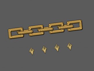 3D Model Noelle accessories from Genshin Impact for cosplay