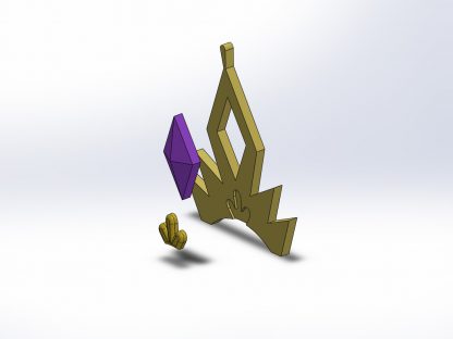 3D model Moon Butterfly's Crown for cosplay bom