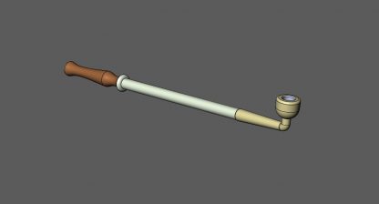 3D model Ningguang pipe (mouthpiece, mundst?ck, tobacco pipe, tobacco pipe) for 3D printing and cosplay from Genshin Impact