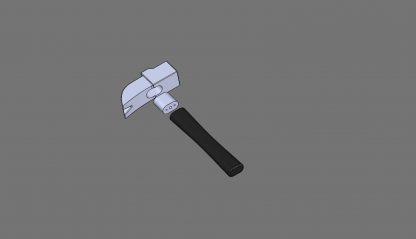 3D model Nobara Kugisaki hammer from Jujutsu Kaisen for cosplay