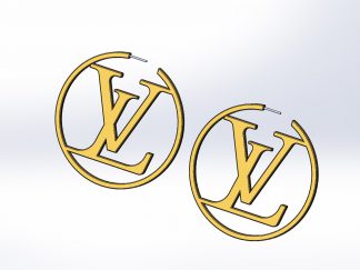 3D model Qiyana True Damage Earrings for 3D printing and cosplay from League of Legends