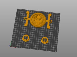 3d model Caitlyn belt buckle and accessories from Arcane for 3d print and cosplay