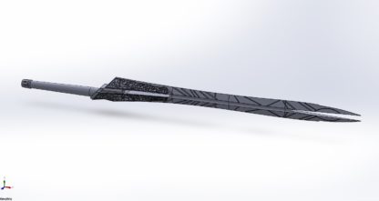 3d model GAMORA'S SWORD fpr 3dprinting and cosplay