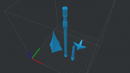 3d model Judal's magic wand for cosplay