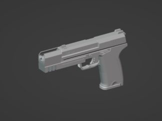Lara Crofts HK9 Pistols from Tomb Raider for 3d print and cosplay