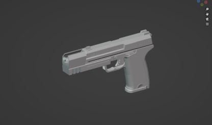 Lara Crofts HK9 Pistols from Tomb Raider for 3d print and cosplay